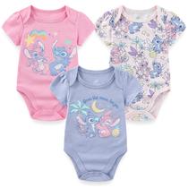 Macacão Disney Minnie Mouse Winnie the Pooh Lilo & Stitch