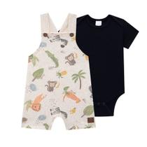 Macacão e Body Bebê Masculino Luc.Boo Bichinhos da Floresta Macacão e Body Bebê Masculino Luc.Boo Bichinhos da Floresta