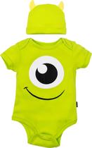 Macacão e Chapéu de Cosplay Monsters Inc. - Mike Wazowski (Disney Pixar)