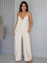 Macacão Elegante Bolso Casual Festa BolsoNó Macacão Elegante Bolso Casual Festa BolsoNó