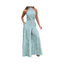 Macacão Elegante Sem Mangas E Com Ombros Descobertos Para Mulheres, Com Faixa Ajustável Na Cintura E Macacão Elegante Sem Mangas E Com Ombros Descobertos Para Mulheres, Com Faixa Ajustável Na Cintura E