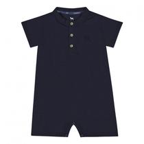 Macacão Em Flame Charpey Roupinha Bebê Manga Curta Botões Funcionais Conforto E Estilo