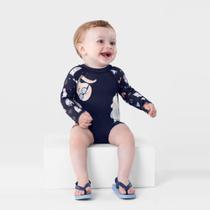 Macacão em malha UV infantil unissex Brandili