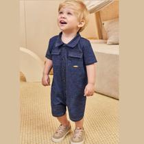 Macacão em Sarja Melange com Elastano Super Power - LucBoo