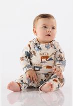 Macacão Essentials para Bebê Menino em Suedine Up Baby