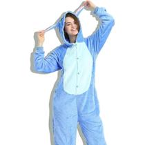 Macacão Fantasia Pijama Stitch Adulto Kigurumi Unissex Macacão Fantasia Pijama Stitch Adulto Kigurumi Unissex