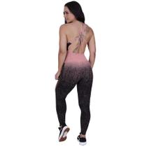 Macacão Feminino Academia Poliamida Bojo Jacquar Grosso Degrade Orbis