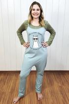 Macacão Feminino Adulto Alça Fina Com Regulagem Estilo Saruel Em Malha E Blusa Manga Longa Em Ribana Macacão Feminino Adulto Alça Fina Com Regulagem Estilo Saruel Em Malha E Blusa Manga Longa Em Ribana