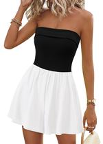 Macacão feminino casual sem alças KIRUNDO Summer 2025