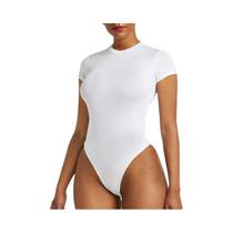 Macacão Feminino De Verão Respirável Irregular Sexy Cor Sólida Moda Diária Estilo Camiseta Macacão Feminino De Verão Respirável Irregular Sexy Cor Sólida Moda Diária Estilo Camiseta