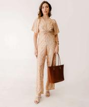 Macacão Feminino Estampado Brilho Lurex Marisa-61004