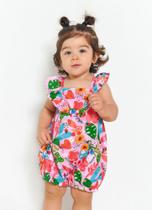 Macacão feminino Infantil Floral Macacão feminino Infantil Floral