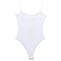 Macacão Feminino Justo Branco E Preto Sem Costas Peça Única 2024 Moda Top