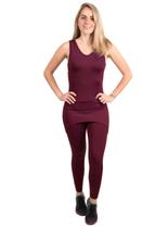 Macacão Feminino Longo Com Saia Tapa Bumbum Fitness