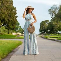 Macacão feminino longo elegante Macacão feminino longo elegante