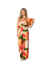 Macacão Feminino Longo Um Ombro Só Viscose