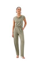 Macacão Feminino Malha Florence Gola Boba Lunender 69119 Macacão Feminino Malha Florence Gola Boba Lunender 69119