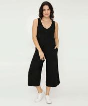 Macacão Feminino Pantacourt Alças Largas Marisa-77306