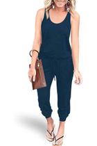 Macacão Feminino PRETTYGARDEN Regata Casual M