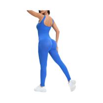 Macacão Feminino Sem Mangas Com Decote Quadrado E Sutiã Embutido, Estilo Bodycon Para O Verão