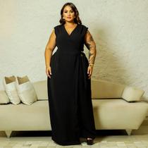 Macacão Feminino Social Plus Size Elegante Macacão Feminino Social Plus Size Elegante