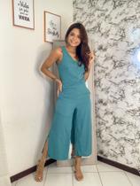 Macacão Feminino Verde Midi