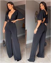 Macacão Fivela Preto M