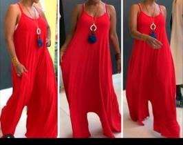 Macacão flare longo