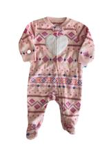 Macacão fleece bebê Coração rosa - Carters