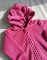 Macacão Fleece Bebê Super Quentinho com Touca e Orelhinhas Menina ou Menino