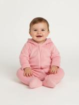 Macacão Fleece Infantil Para Bebê - ROSA Macacão Fleece Infantil Para Bebê - ROSA
