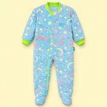 Macacão Fleece Macio Brilha no Escuro e pé Antiderrapante até 24 meses Cor:AzulETTamanho:24 Macacão Fleece Macio Brilha no Escuro e pé Antiderrapante até 24 meses Cor:AzulETTamanho:24