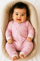 Macacão Fleece Peluciado Confortável e Quentinho Para Bebê Estrelinha