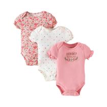 Macacão Floral de Princesa para Meninas - Conjunto de 3 Peças - Presente Ideal Macacão Floral de Princesa para Meninas - Conjunto de 3 Peças - Presente Ideal