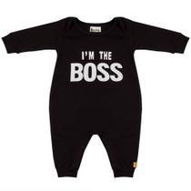 Macacão Gorette The Cat Sem Pé The Boss Preto