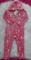 Macacão Grande tamanho 1, 2,3,4,5,6 Tecido coral flece 3D 100% poliéster Feminino