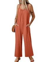 Macacão Happy Sailed Boho para mulheres, laranja de verão, tamanho L Macacão Happy Sailed Boho para mulheres, laranja de verão, tamanho L