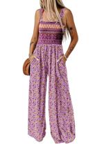 Macacão Happy Sailed Dressy Summer com estampa floral para mulheres