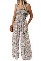 Macacão Happy Sailed Dressy Summer com estampa floral para mulheres Macacão Happy Sailed Dressy Summer com estampa floral para mulheres