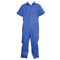 Macacão Industrial Manga Curta Azul G Brim 100% Algodão-WORKER
