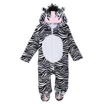 Macacão Infantil Bebê Feminino Tiptop Zebra - 101206