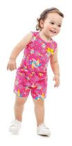 Macacão Infantil Bebe Menina Catavento Verão Casamento
