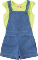 Macacão Infantil + Blusa Dila 03572