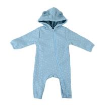 Macacão Infantil Brandili Pelucia Azul - 551790