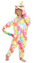 Macacão infantil Costume NewPlush Animal Coloful Cloud Unicorn de 8 a 10 anos Macacão infantil Costume NewPlush Animal Coloful Cloud Unicorn de 8 a 10 anos