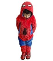 Macacao infantil de 7 a 8 anos spiderman 10071145