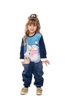 Macação infantil em fleece ref 13327