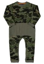 Macacão Infantil em Moletom e Ribana Quimby Macacão Infantil em Moletom e Ribana Quimby