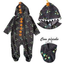 Macacão Infantil Fantasia Parmalat Bebê Panda Dinossauro 0-3