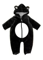 Macacão Infantil Fantasia Parmalat Bebê Urso Panda